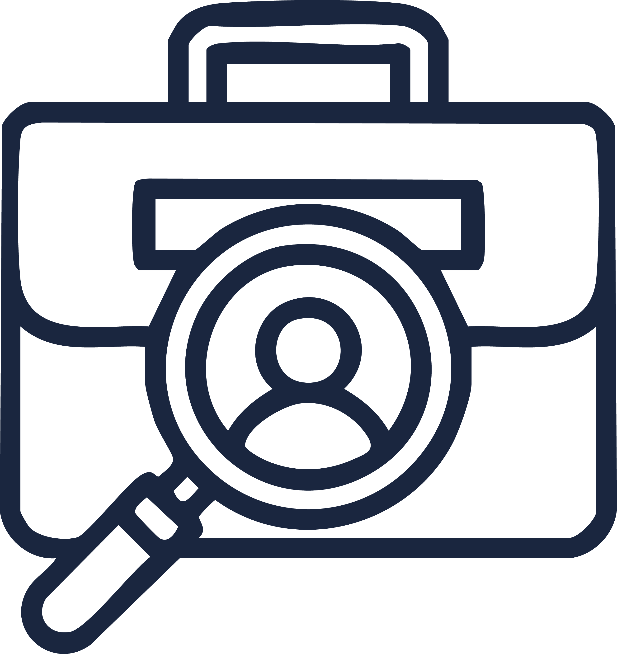 Plazas vacantes y ocupadas